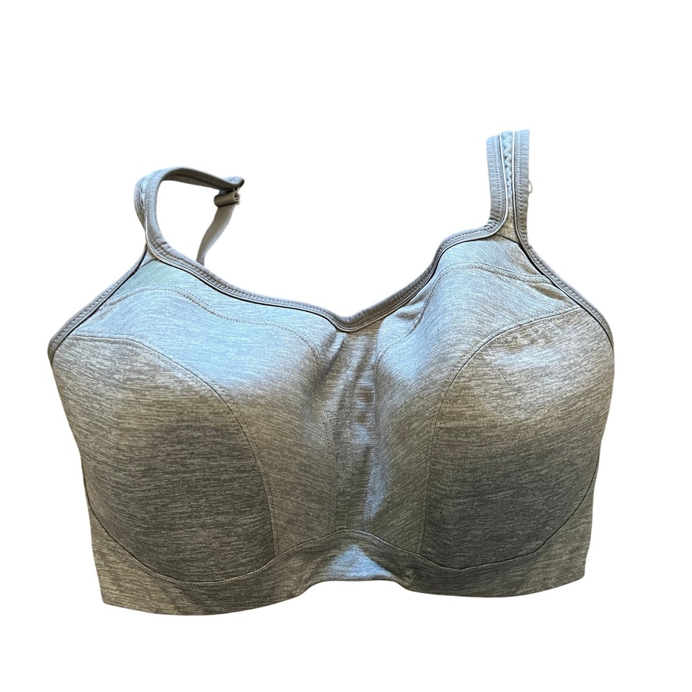 Panache Sport Grey Marl Underwired High Impact Sports Bra 5021 30H